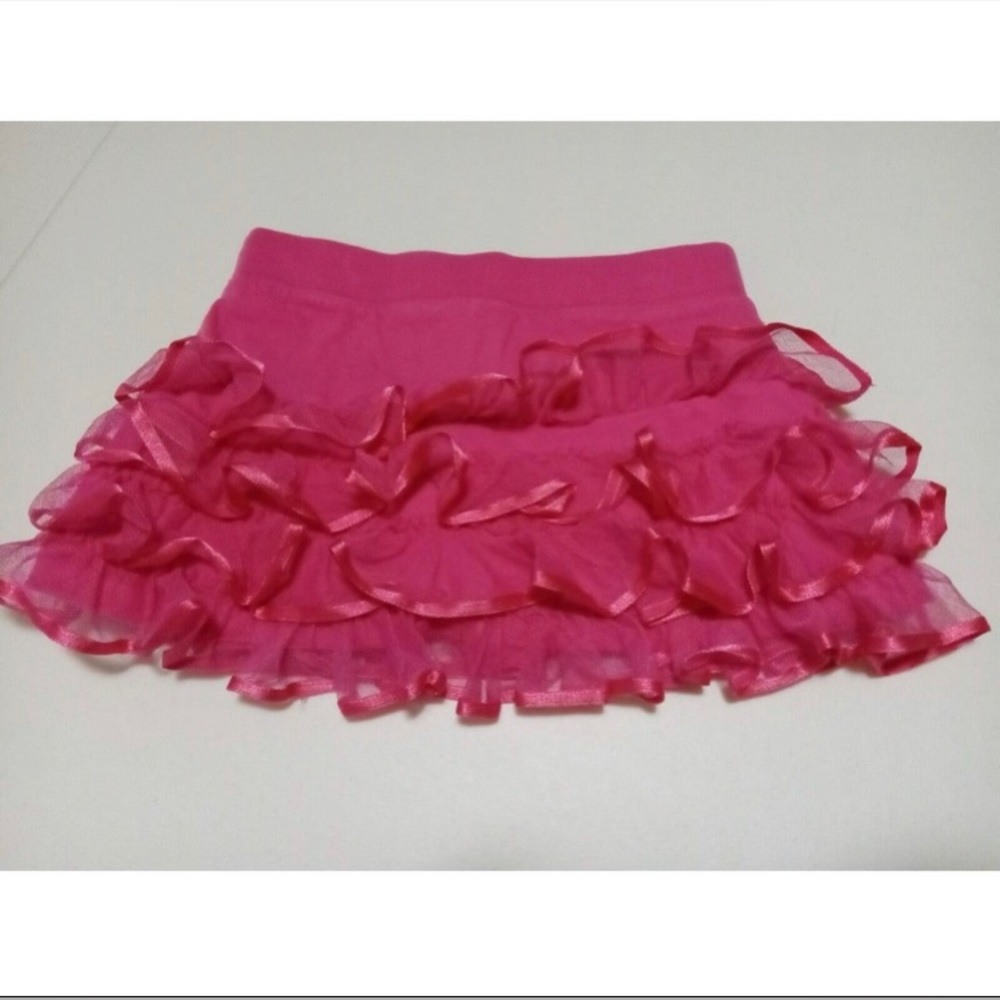 ISO !!!! pink ruffle justice skirt